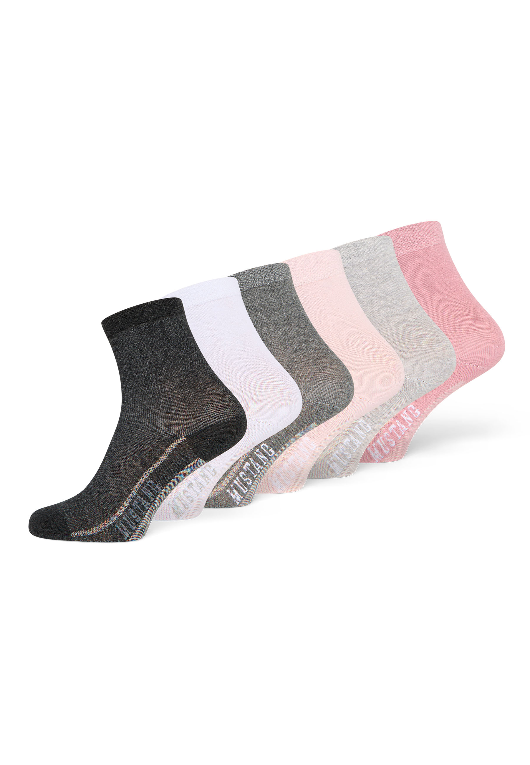 Socken, Klassisch, 5er-Set, Kurzsocken, Streifen
