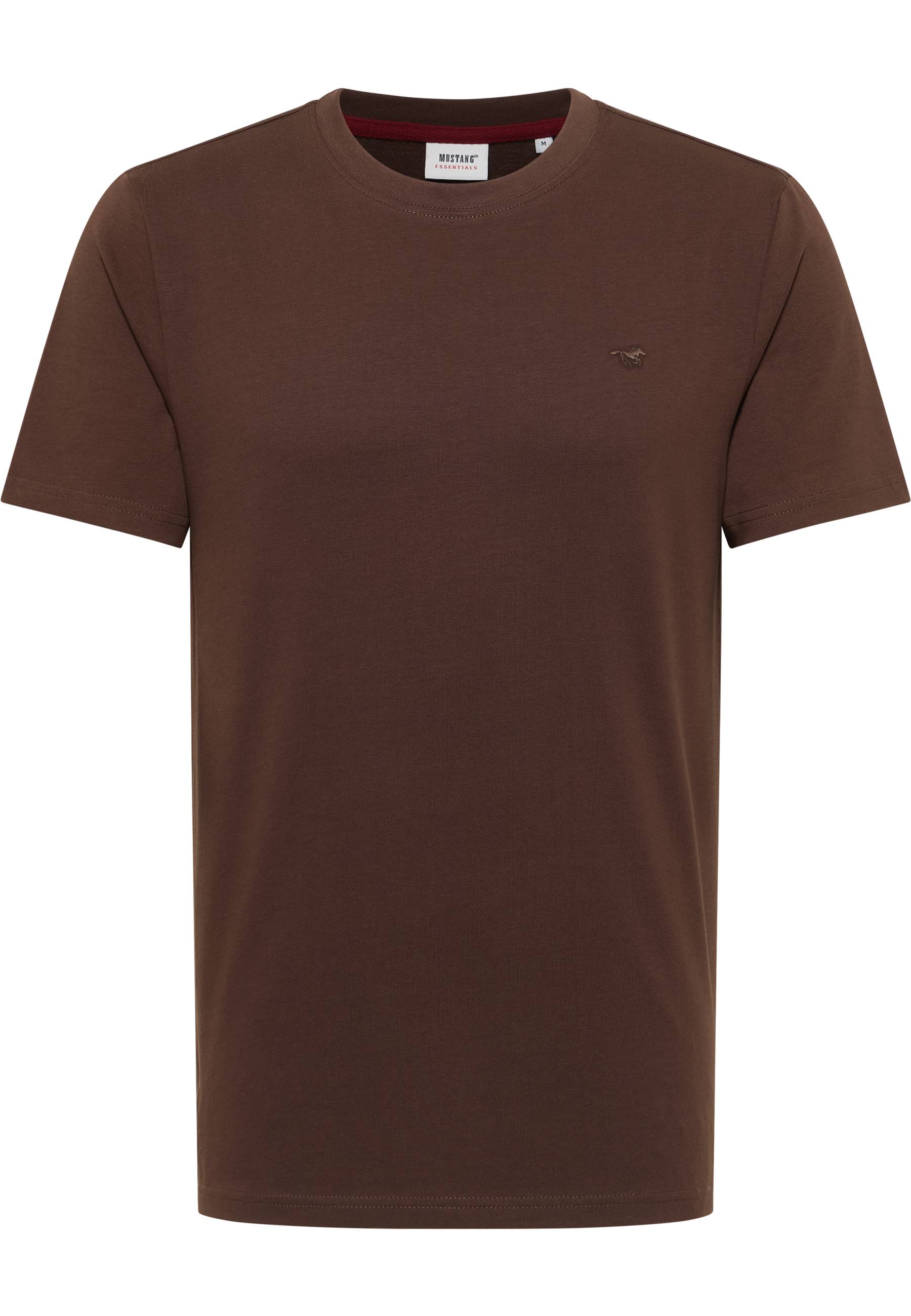 Mustang Herren T-Shirt Style Austin, dunkelbraun