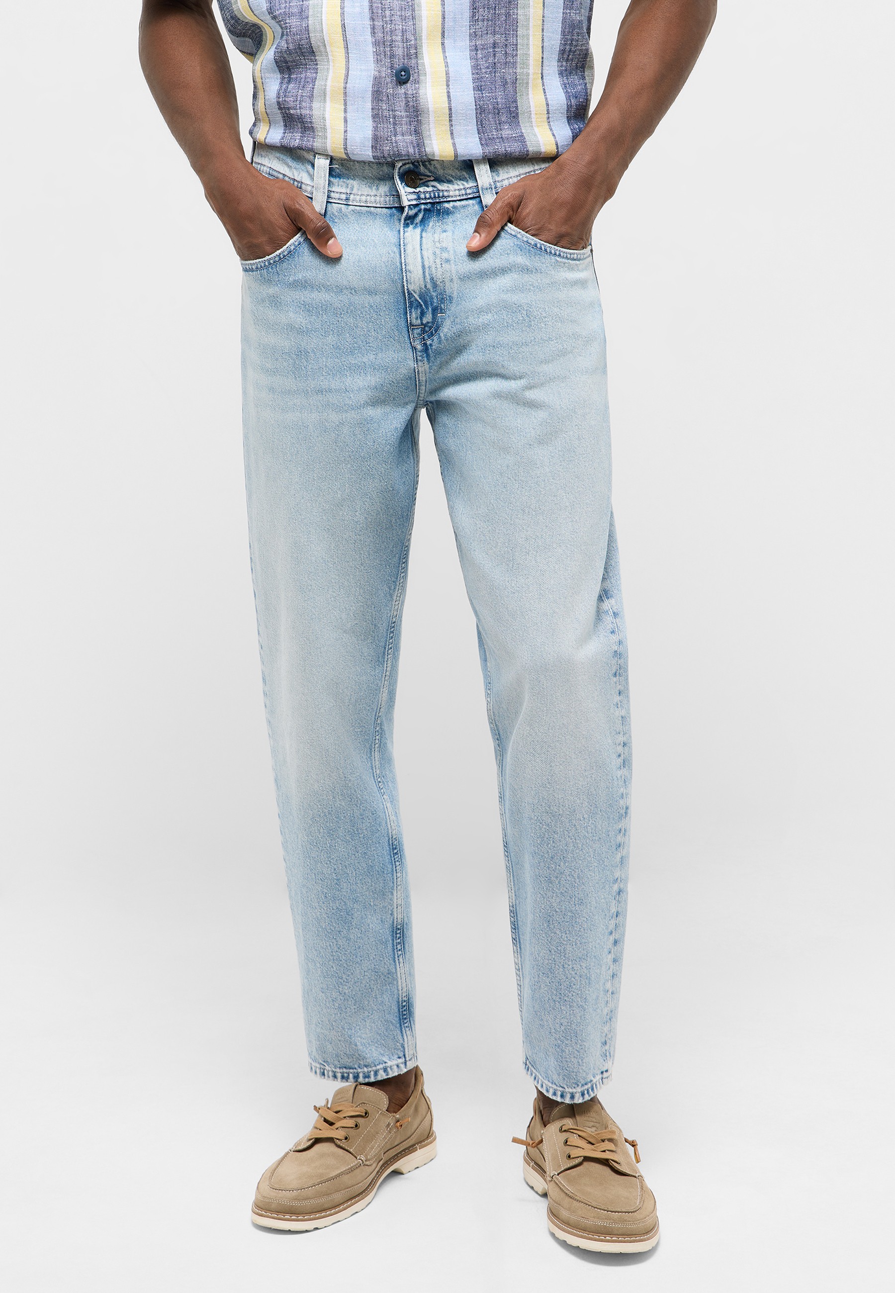 Jeans, Hose, Light wash, Straight leg, Taschen frontale