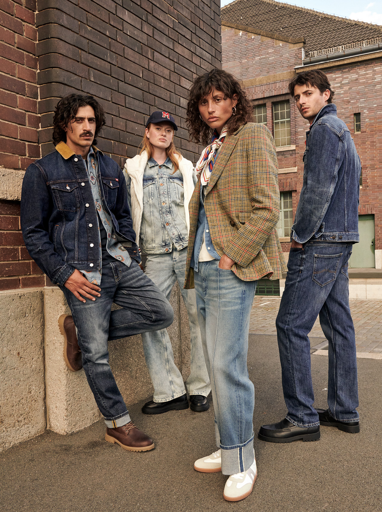 Hosen, Jeans, Mantel, Jacke, Person