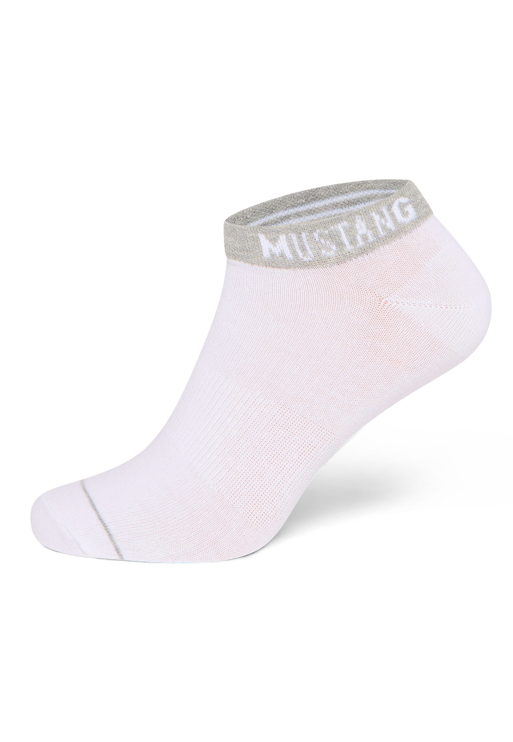 ankle sock, low cut, white, ribbed, elastic band
