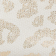 gewebter Stoff, Leopardenmuster, beige, texturiert, Baumwollmischung