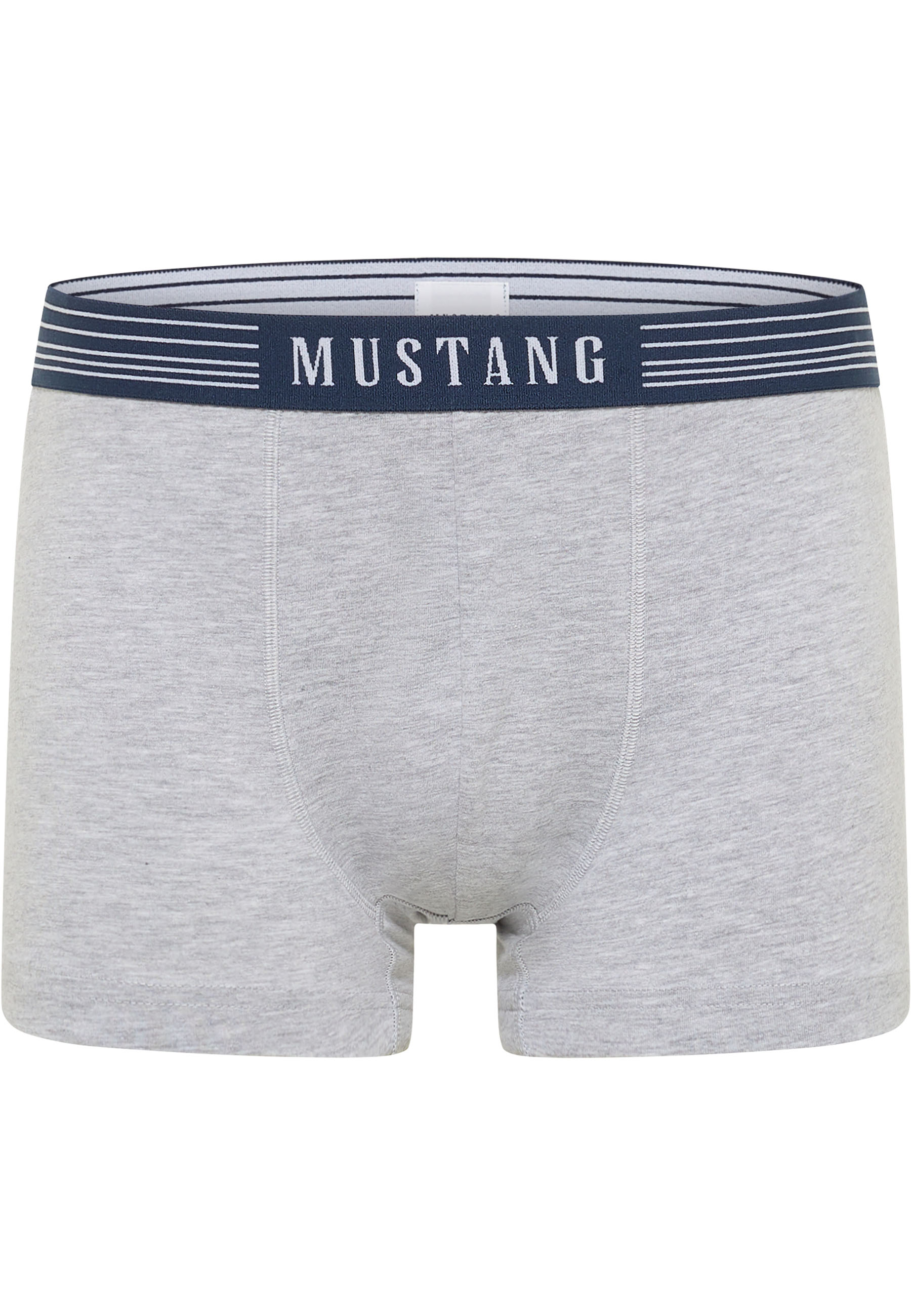 Boxer, Unterwäsche, Grau, Elastischer Bund, Mustang