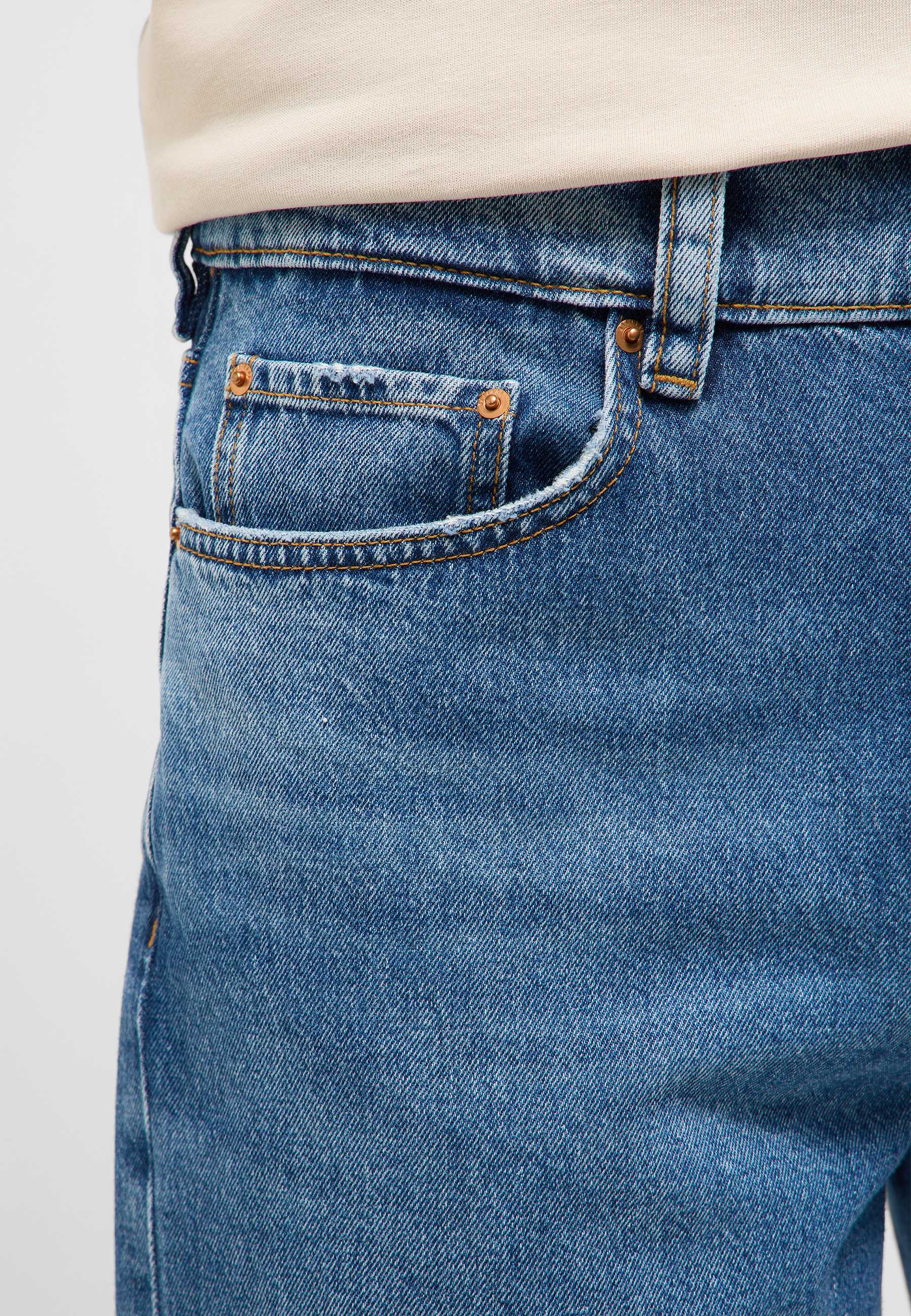 jeans, Denim, Denim-Jeans, Tasche, Blau