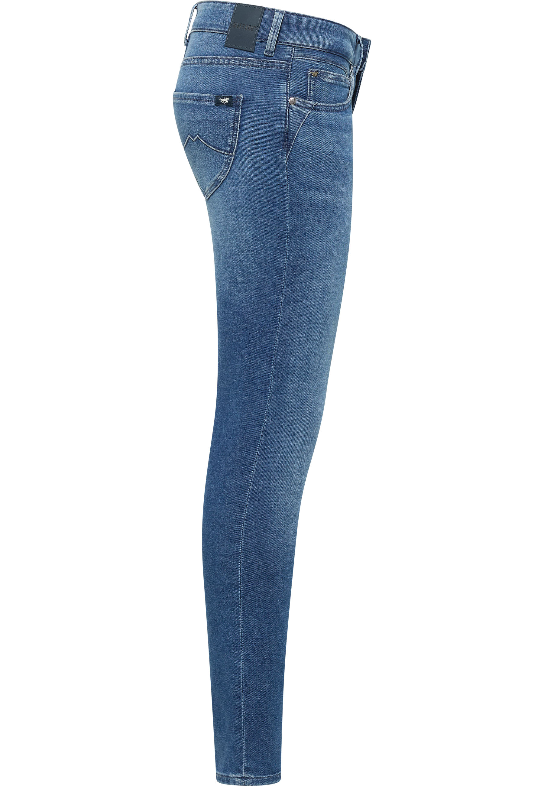 Jeans, Denim, Slim Fit, 5-Pocket, Blau
