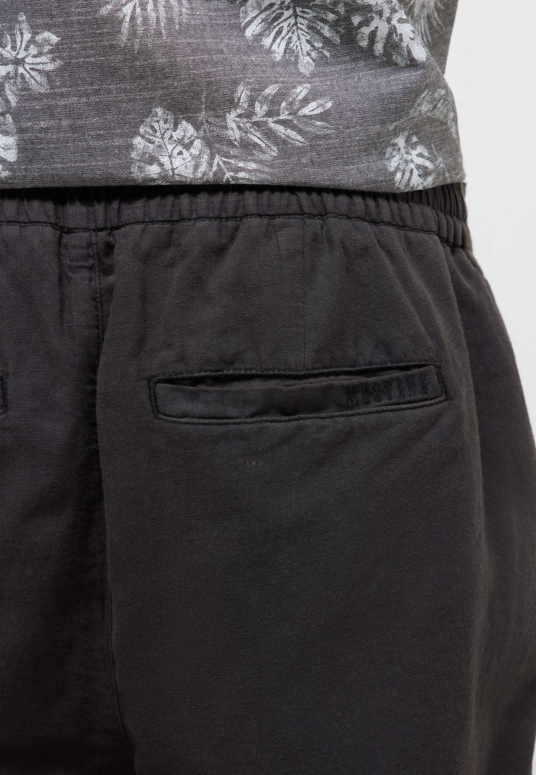 Hose, Hose mit Bund, Sonnen-/Rückentasche, Schwarz, Kordelzug