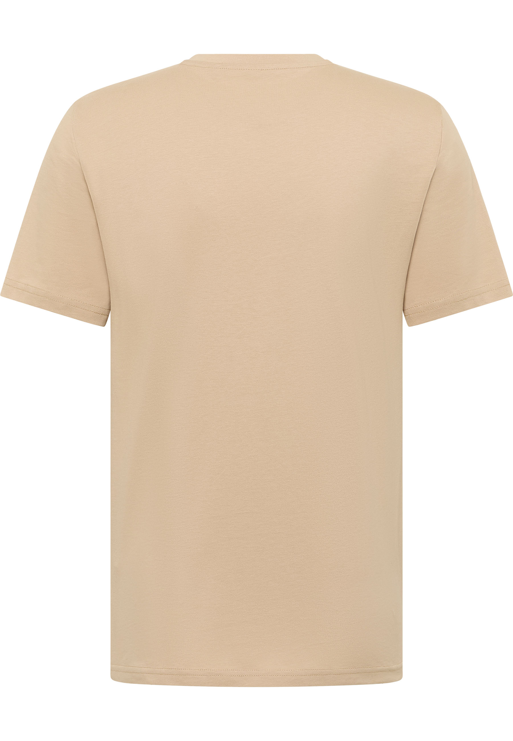 T-Shirt, Beige, Kurzarm, Unifarben, Kleidung