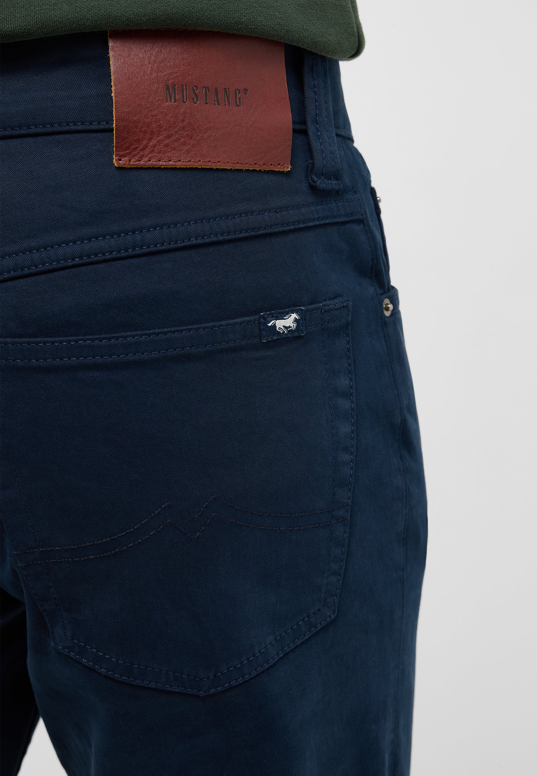 Hose, Jeans, Rückenansicht, Rückentasche, Mustang-Label