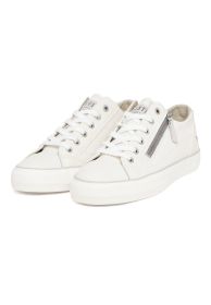 Mustang Damen-Sneaker In Weiß – Bequemer Halbschuh Mit Schnürung & Weicher Textil-Innenfutter – Stylisch & Vielseitig